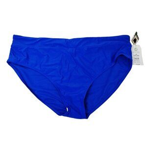 Time and Tru Womens 3XL Royal Crew Blue High Waist Bikini Bottom